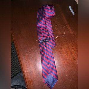 U.S. Polo Assn. Red and Blue Striped Men's Tie